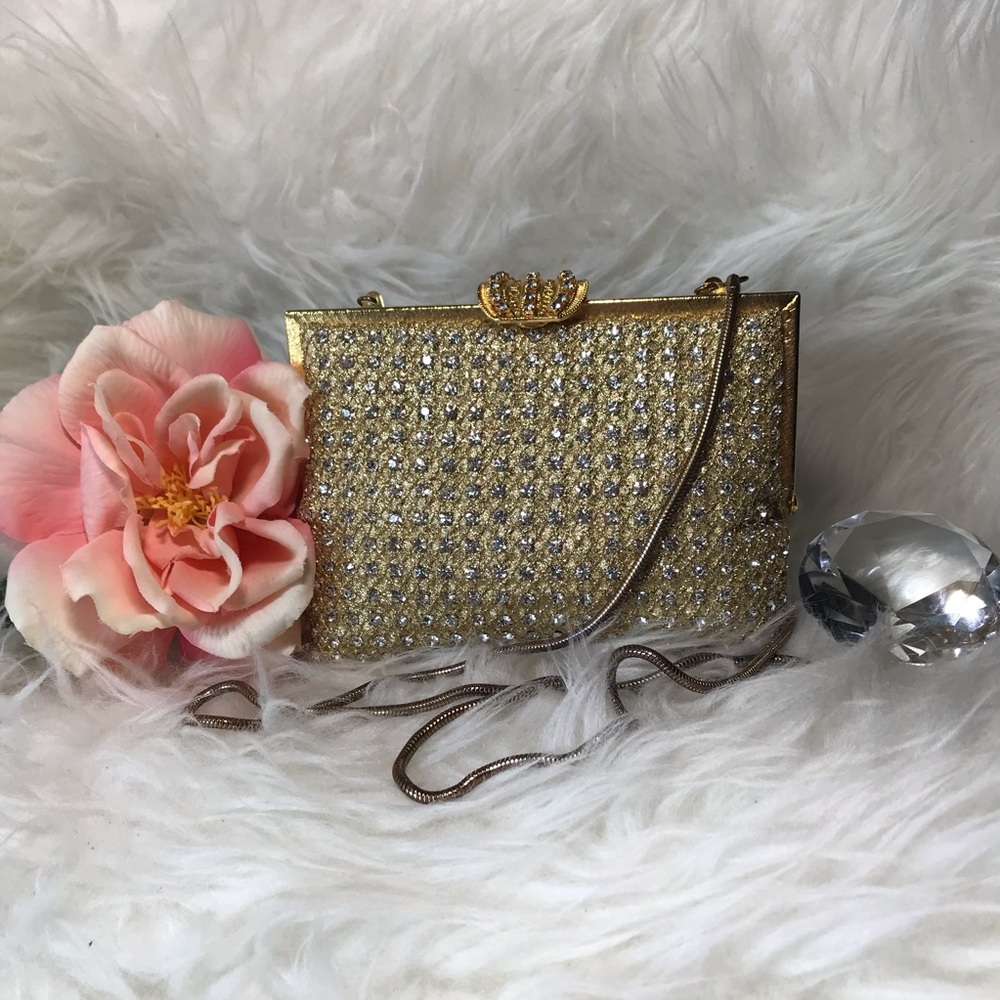 Laregale Gold Clutch Bag